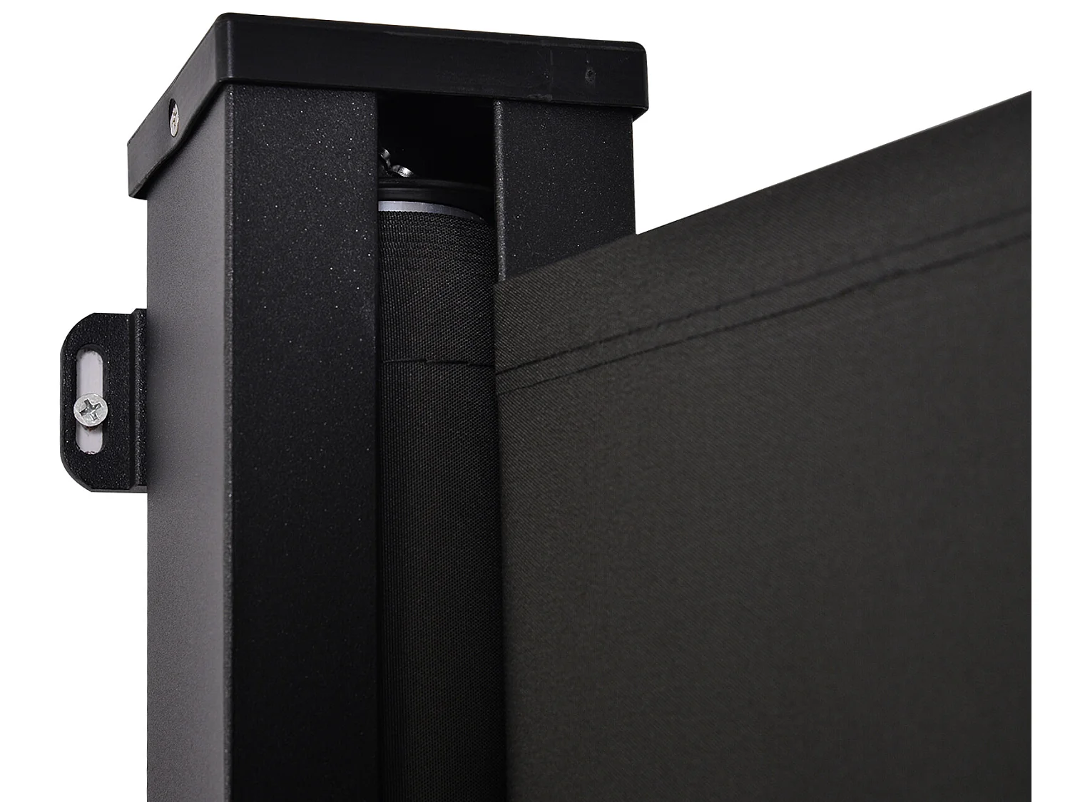 Toldo lateral gris 350x180x0.01cm Outsunny