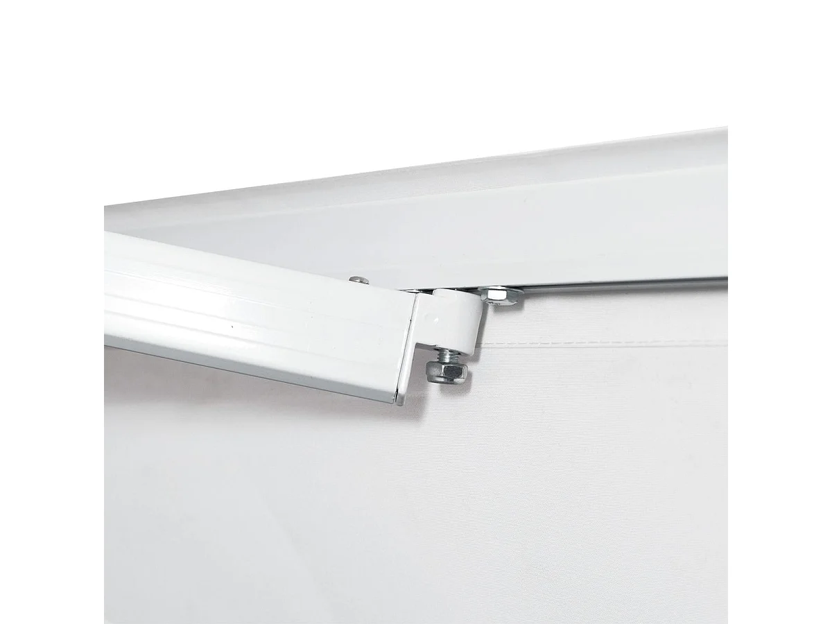 Toldo manual plegable blanco 350x250 cm Outsunny