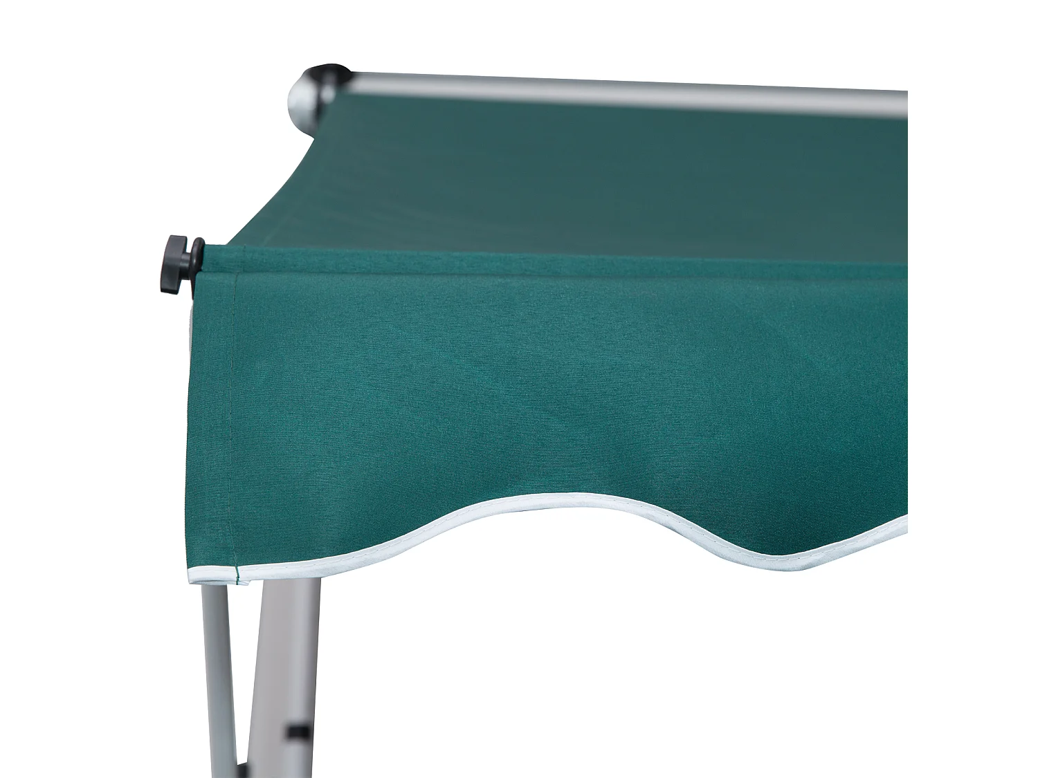 Toldo manual retráctil verde 200x150x280 cm Outsunny