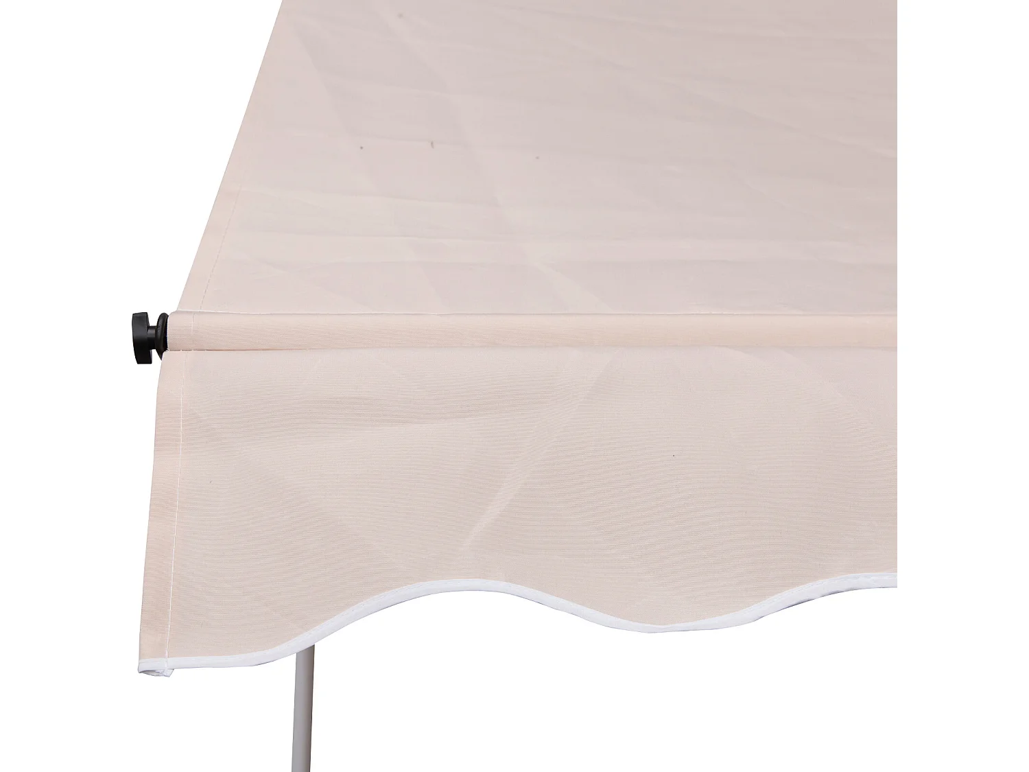 Toldo manual retráctil beige 200x150x280 cm Outsunny