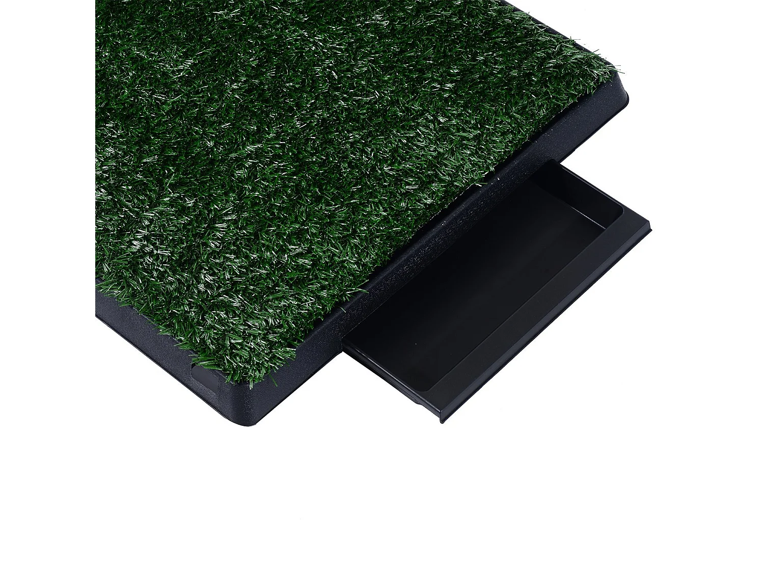 Inodoro de bandeja para perros verde 51x63x6cm PawHut