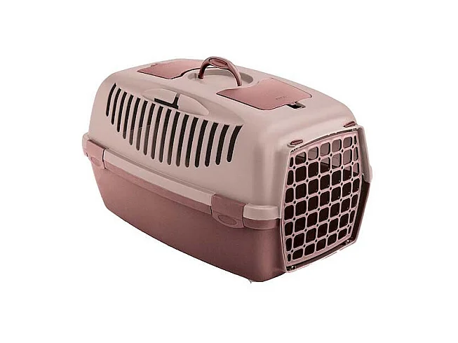 Panier de transport pour chiens et chats  Gulliver Rose