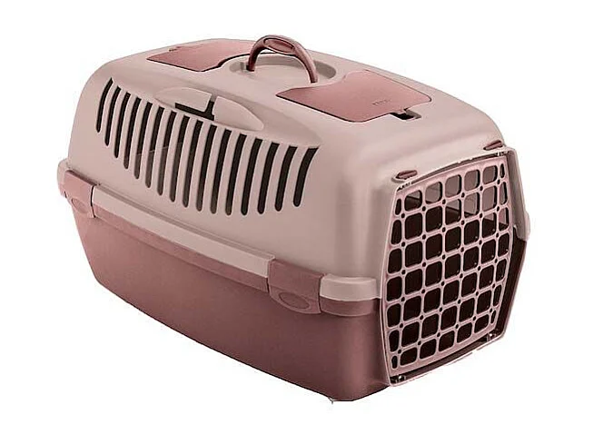 Panier de transport pour chiens et chats  Gulliver Rose