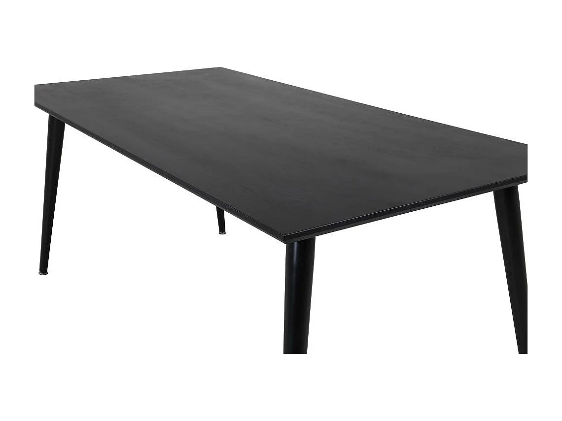 Dipp eetkamertafel 90x180cm zwart.