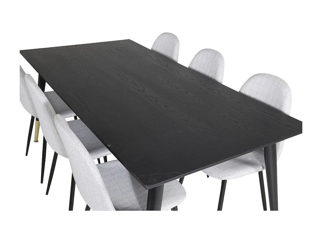 Dipp eetkamertafel 90x180cm zwart.