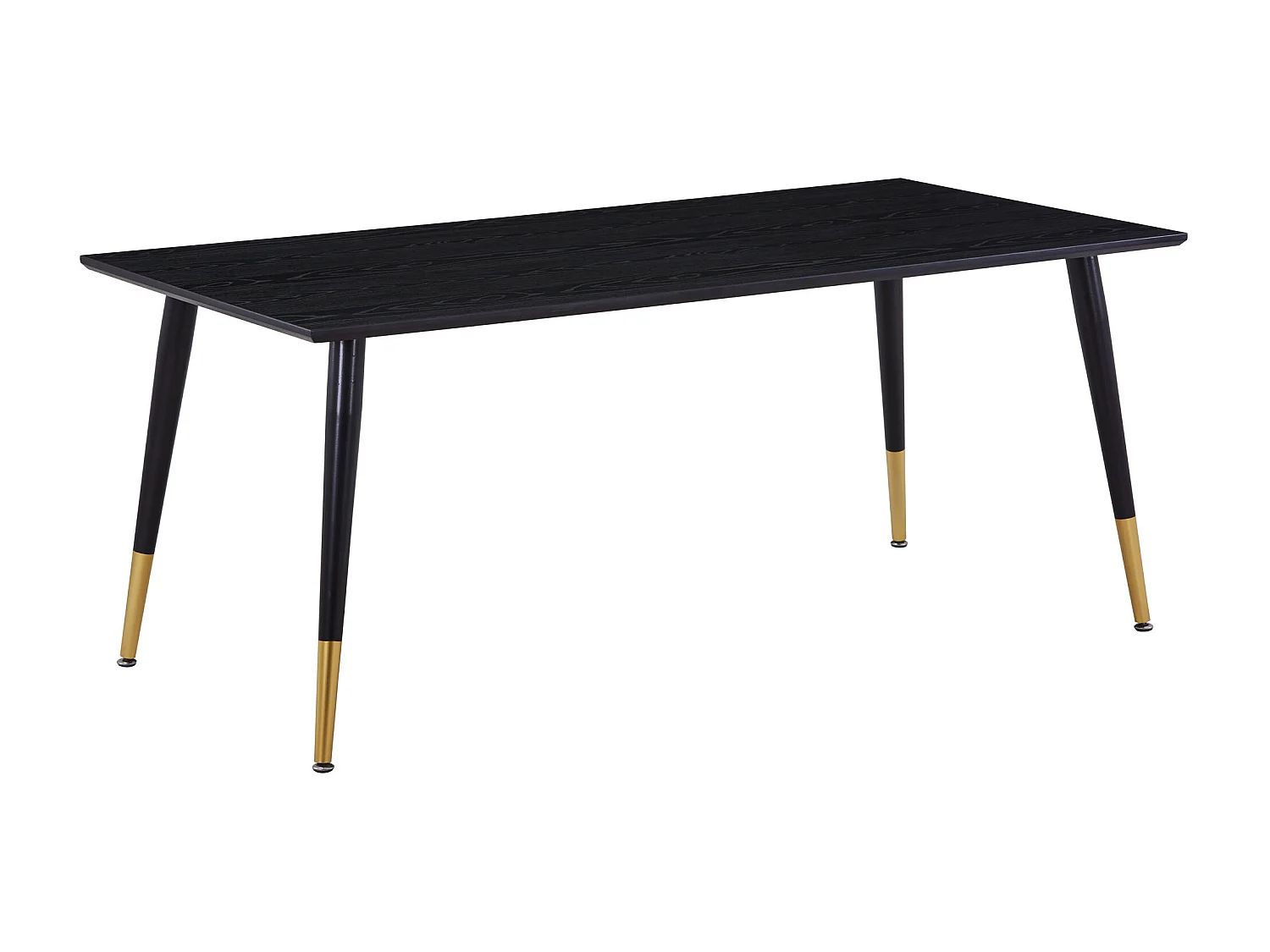Dipp Table à manger 90x180cm, noir.