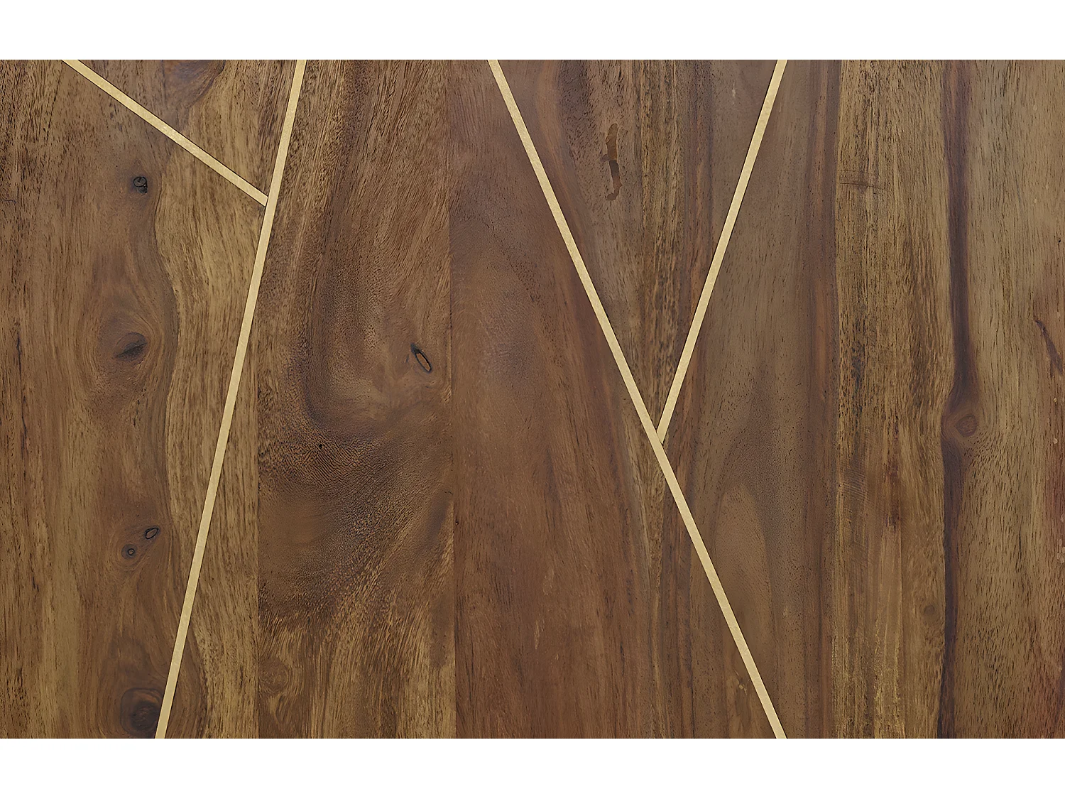 Sideboard mit 3 Türen - Seeshamholz & Metall - ORPHEA