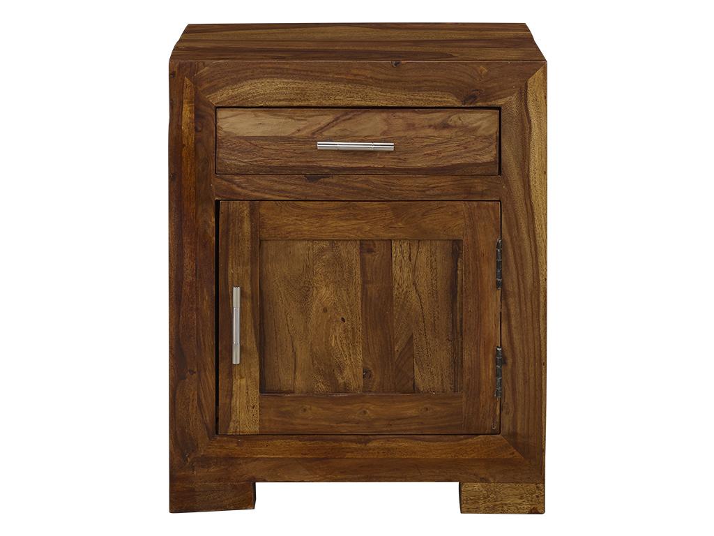 Nachttisch Holz COPELIA - 1 Tür & 1 Schublade