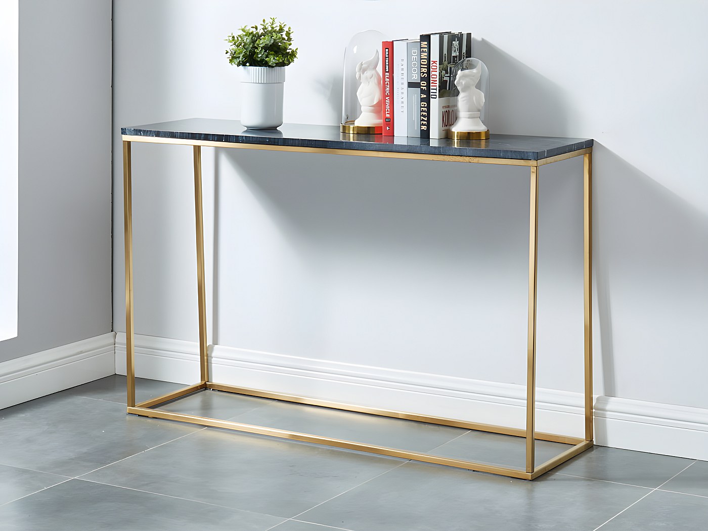 Wandkonsole: Hochwertiger Konsolentisch mit Stauraum - Kauf-unique