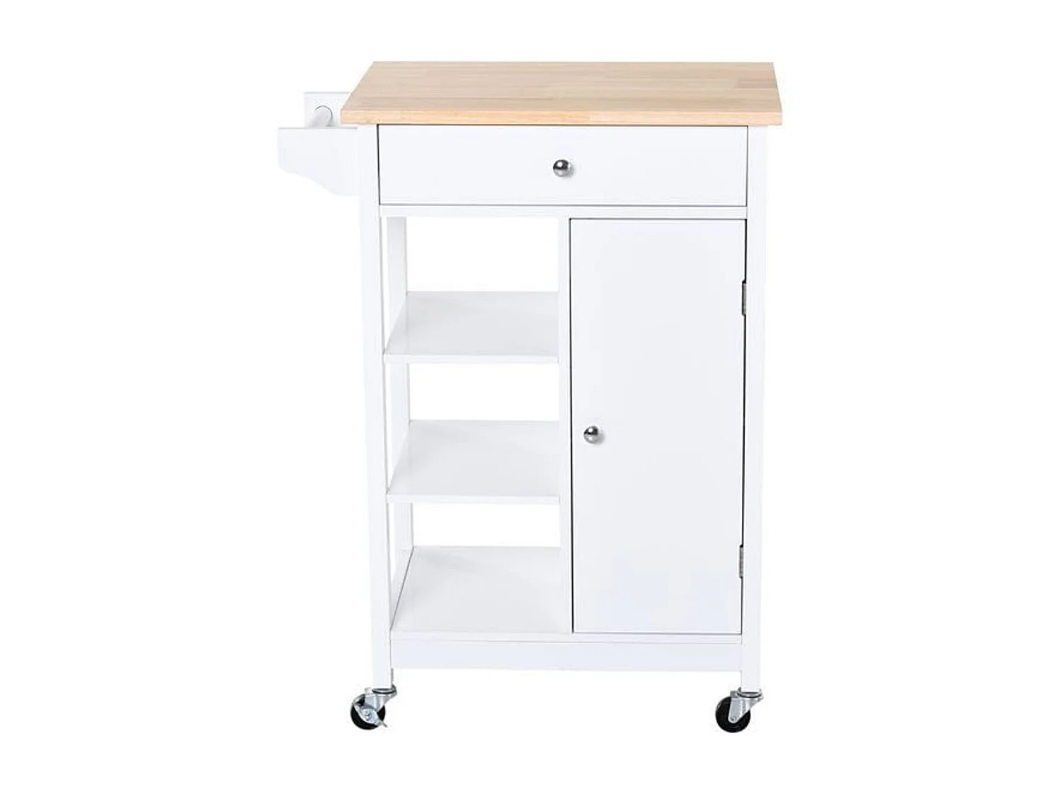 Carrito de cocina blanco 66x39.5x86.5 cm HOMCOM
