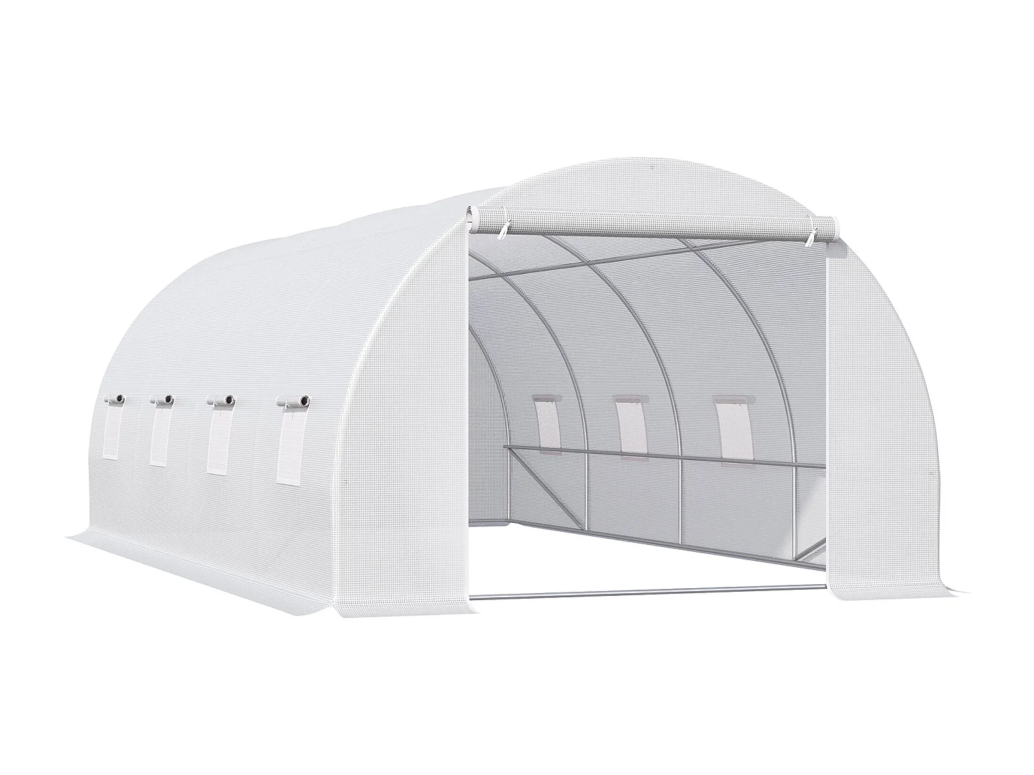 Invernadero blanco 600x300x200 cm Outsunny