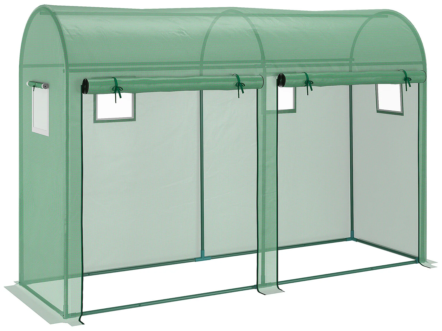 Invernadero verde 300x100x200 cm Outsunny