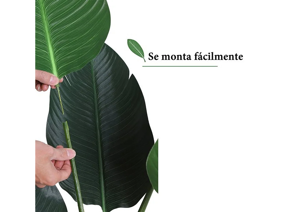 Planta artificial verde ø15x120 cm Outsunny