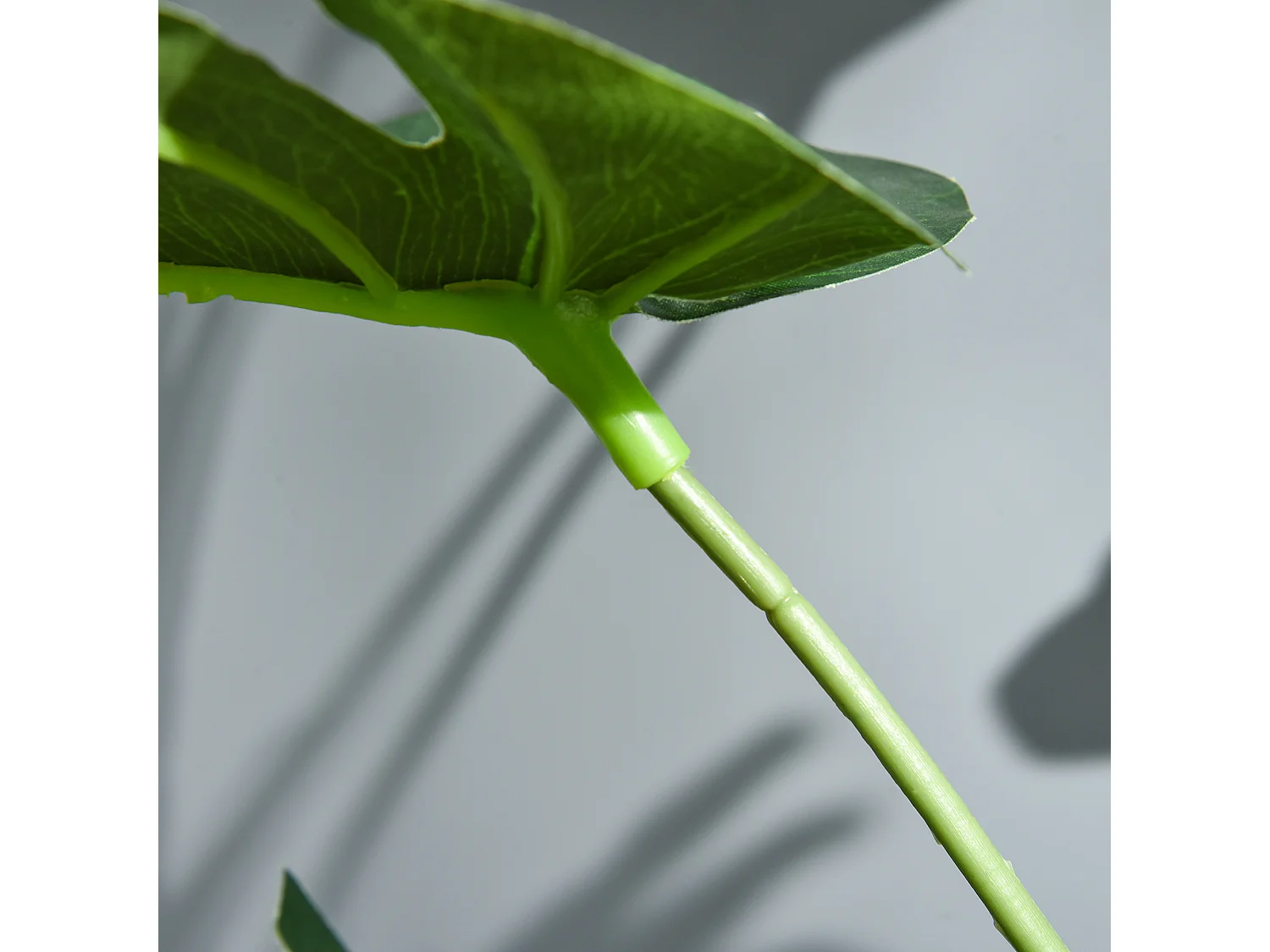 Planta monstera artificial verde 16x16x100 cm Outsunny