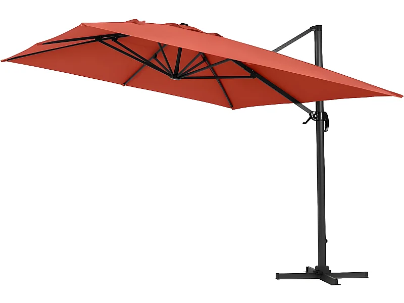 Ampelschirm "Sun 4" - 3 x 4 m - Rot