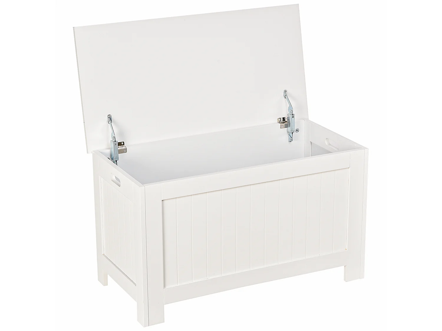 Otomana de almacenaje blanco 81x40x46cm HOMCOM