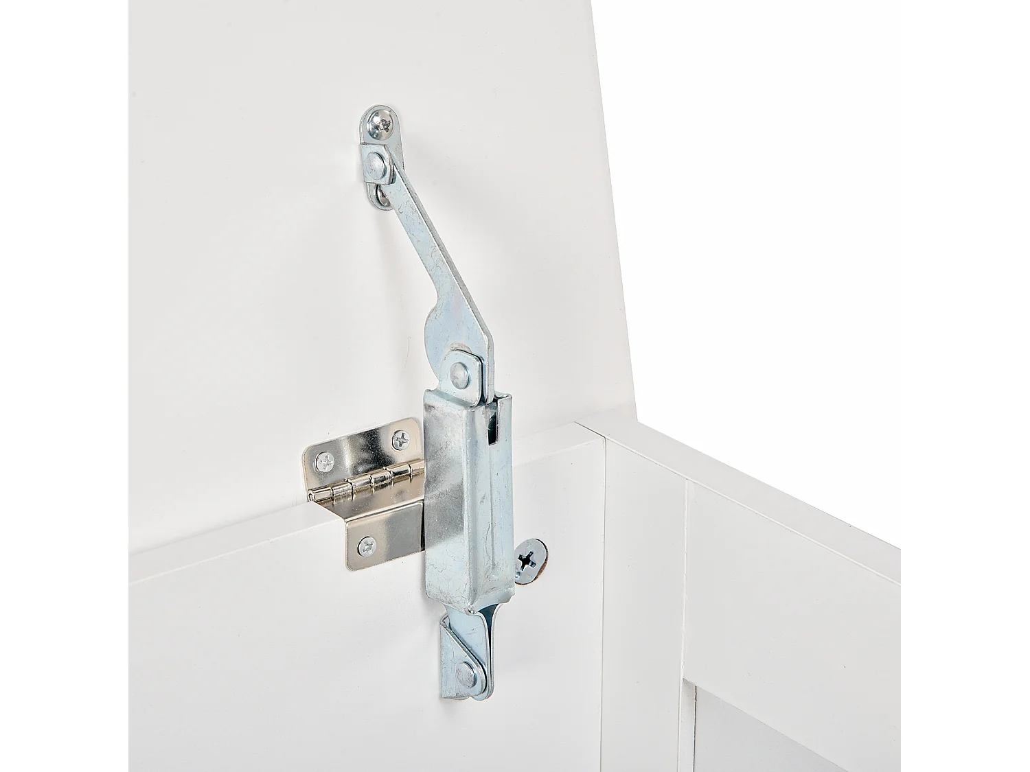 Otomana de almacenaje blanco 81x40x46cm HOMCOM