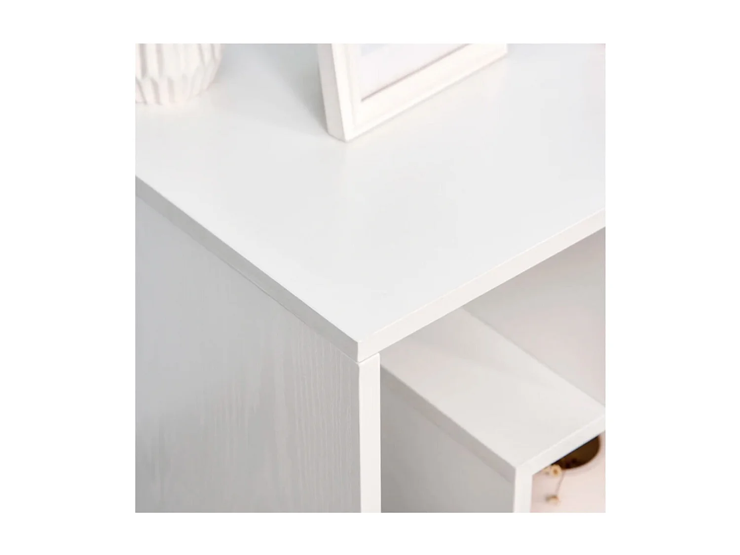 Mesilla de centro blanco 45x40x55cm HOMCOM