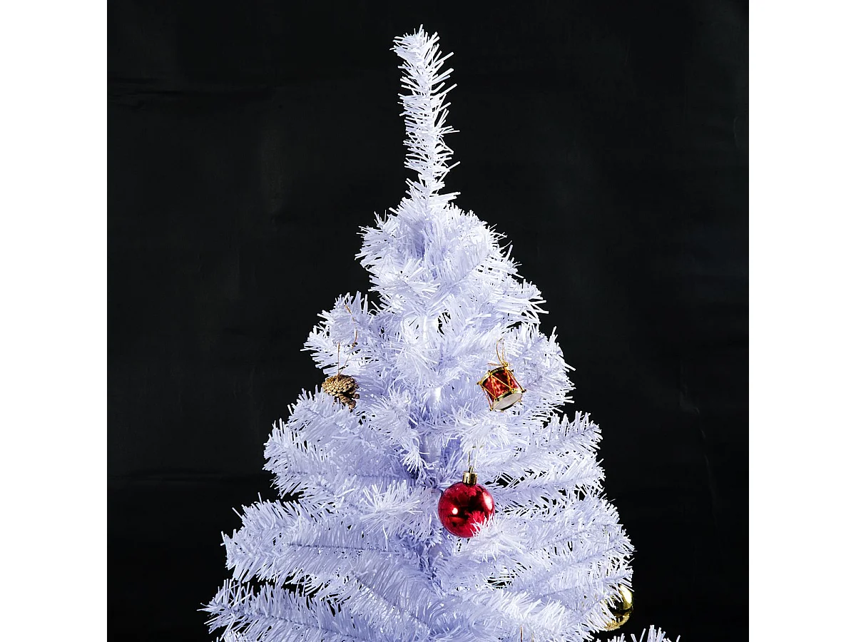 Árbol de navidad blanco 85x85x150 cm HOMCOM