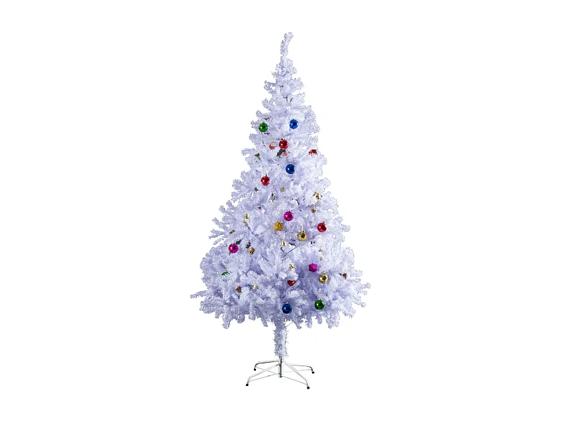Árbol de navidad blanco 85x85x150 cm HOMCOM