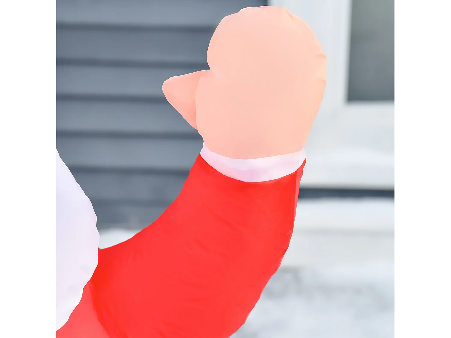 Papá noel hinchable rojo 70x50x120cm HOMCOM