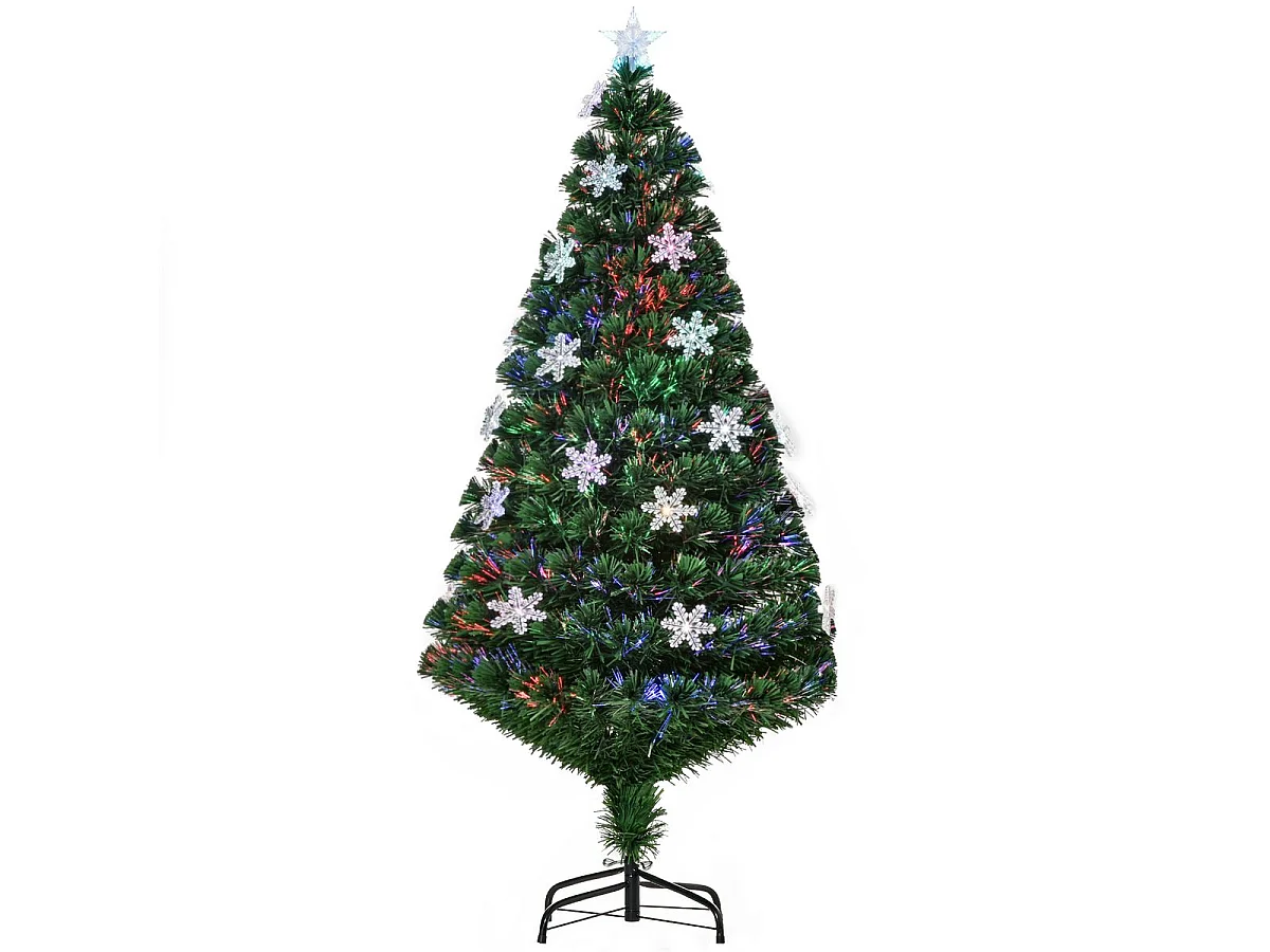 Árbol de navidad verde ø60x150 cm HOMCOM