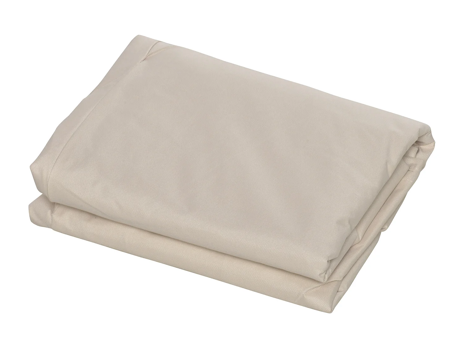 Funda protectora de banco beige 218x111x101 cm Outsunny