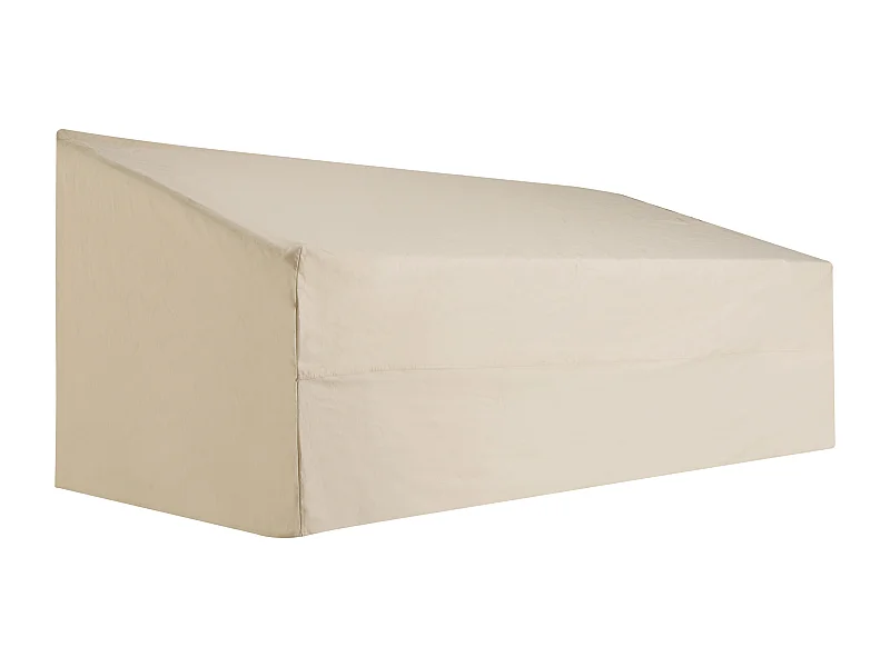 Funda protectora de banco beige 218x111x101 cm Outsunny