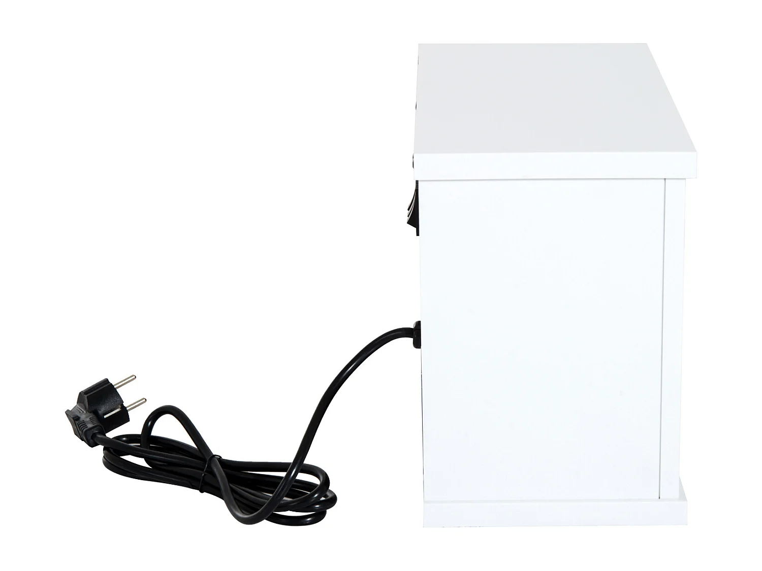 Chimenea eléctrica portátil blanco 4x17x25 cm HOMCOM