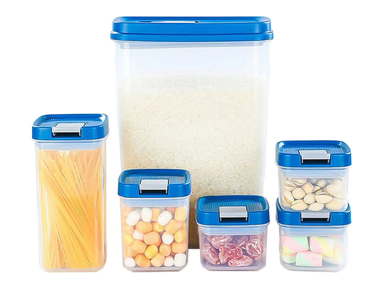 Boîte de conservation des aliments pour la cuisine, 6 pièces