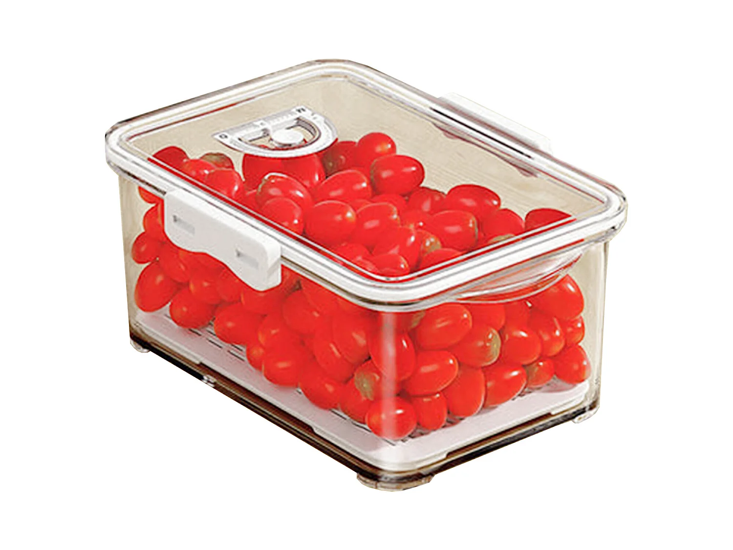 Set de 2 récipients alimentaires de 2,5 l chacun pour la conservation des aliments, avec couvercles