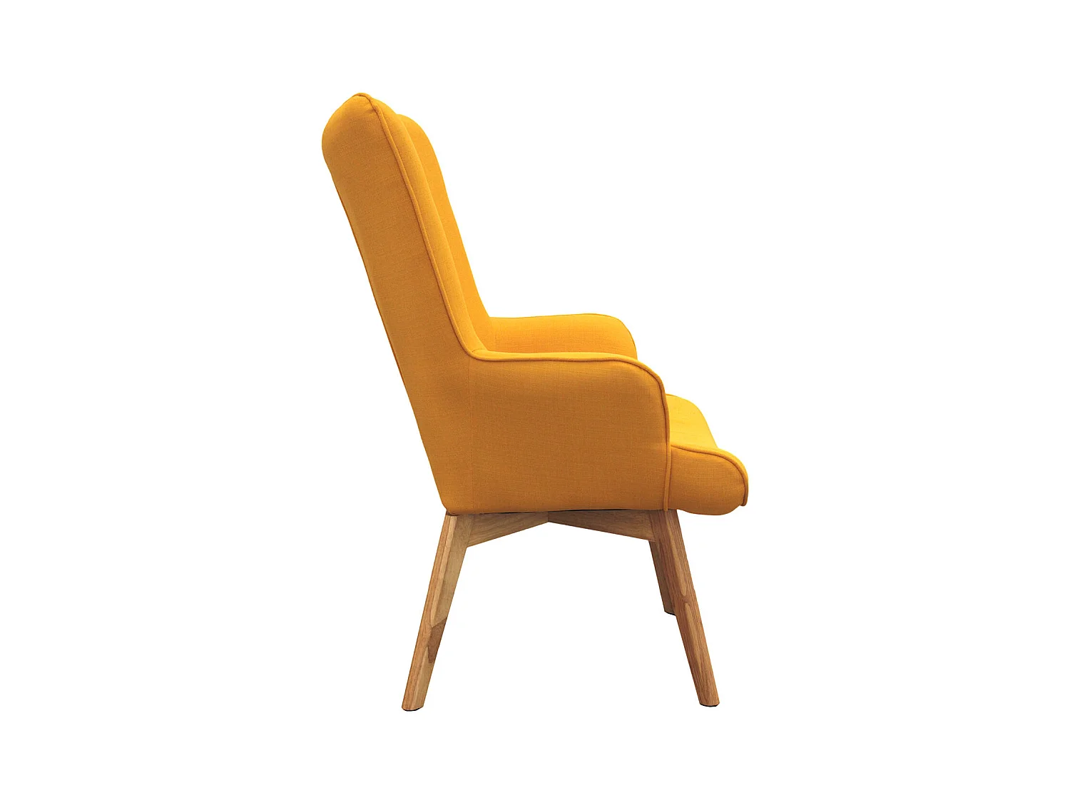 Fauteuil Design "Helsinki" 100cm Jaune