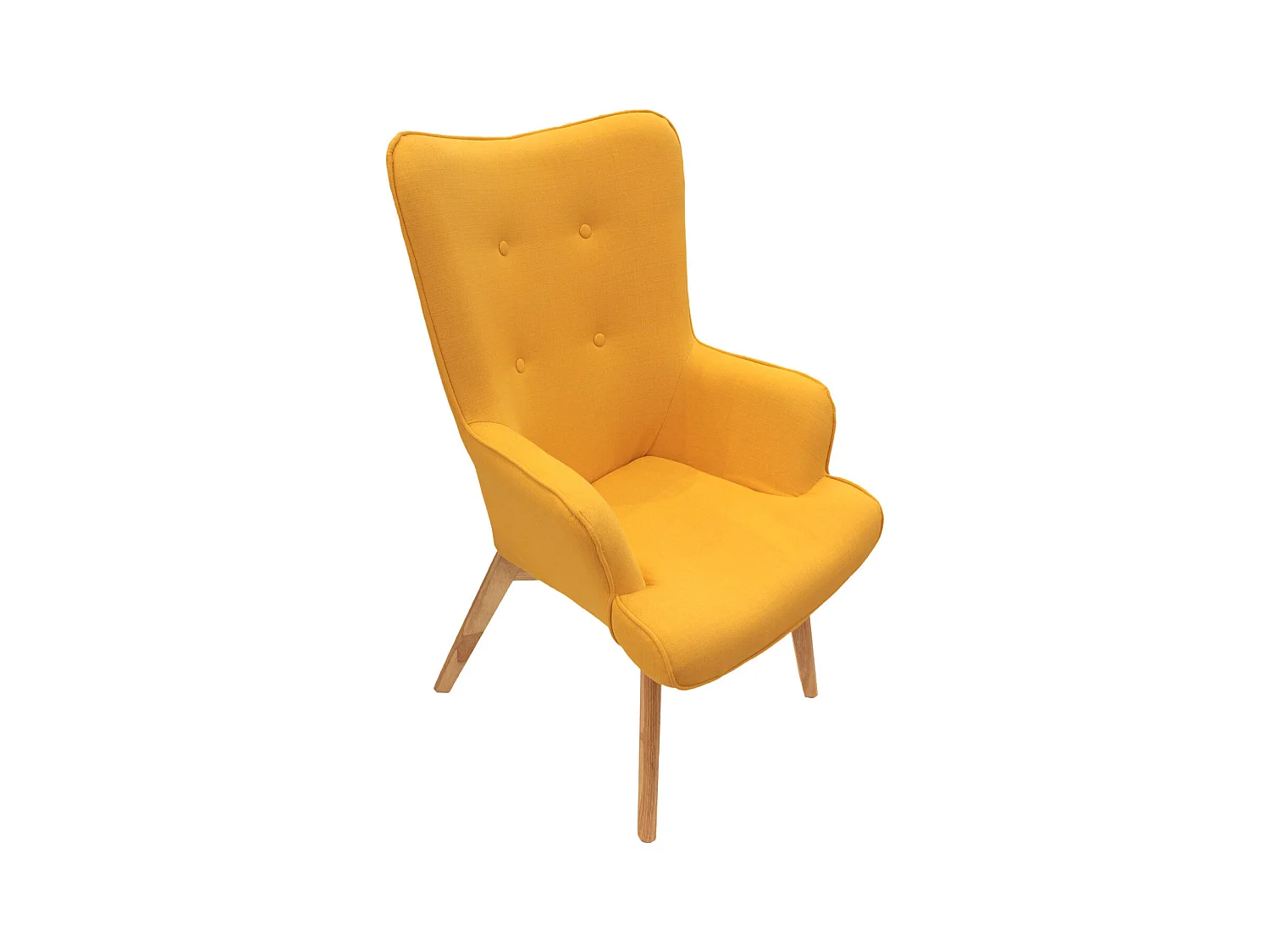 Fauteuil Design "Helsinki" 100cm Jaune