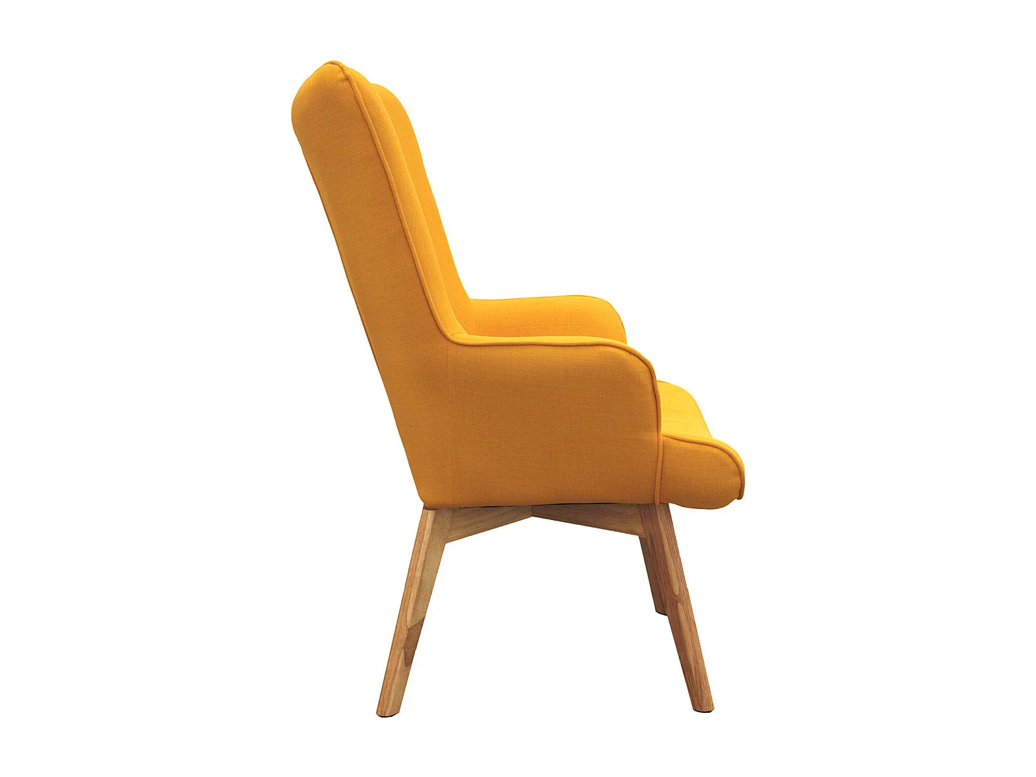 Fauteuil Design "Helsinki" 100cm Jaune