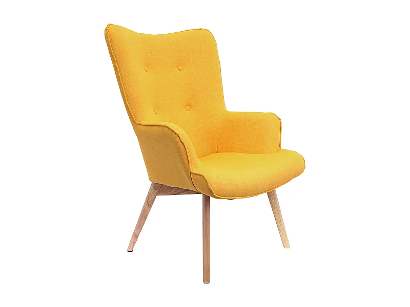 Fauteuil Design "Helsinki" 100cm Jaune