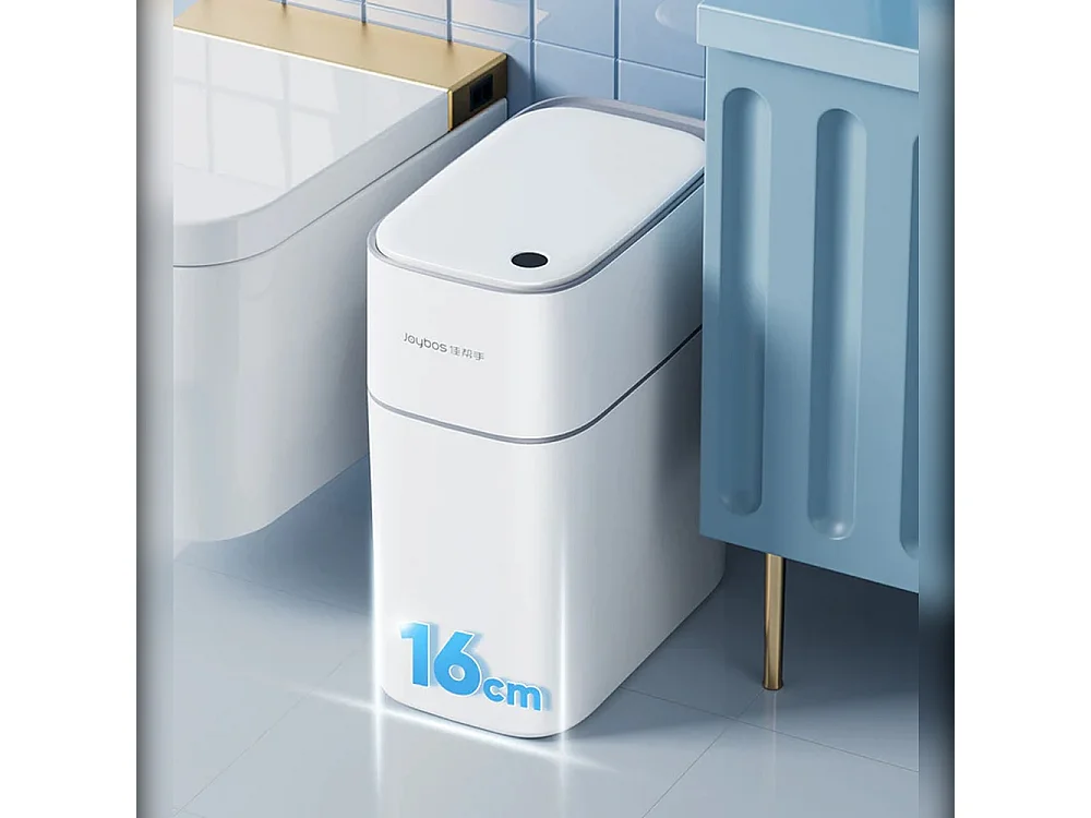 Ensemble de 2 poubelles, 15 l chacune, avec capteur de mouvement intelligent sans contact, pour la maison ou le bureau - comprend 140 sacs poubelle