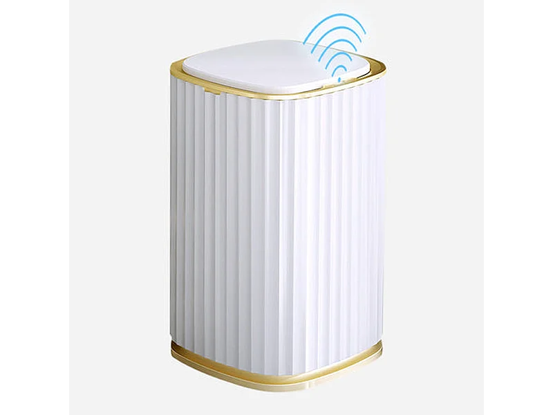 Poubelle square 15 l avec capteur intelligent