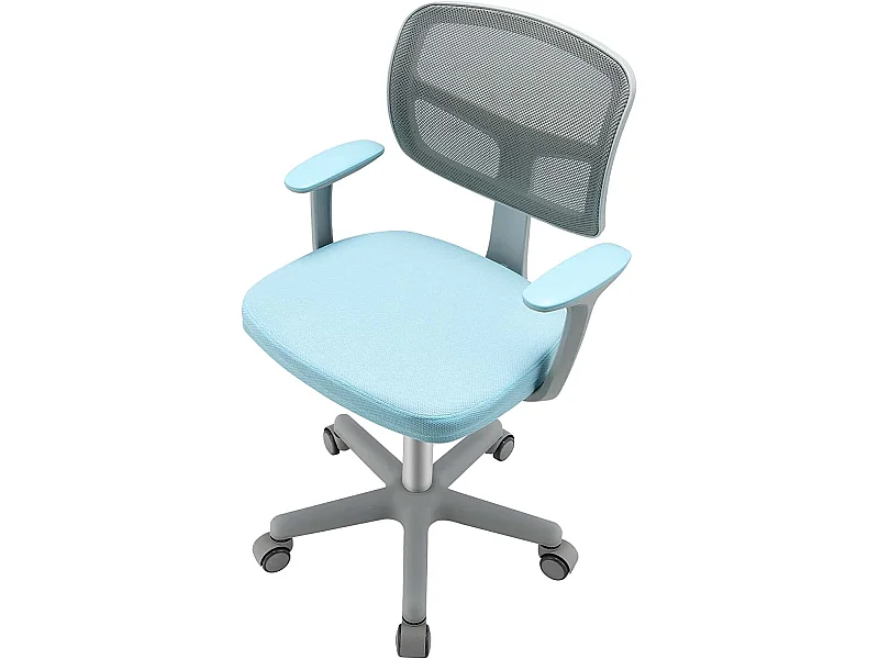 chaise de bureau à roulettes pour enfants,soutien lombaire, siège pivotant