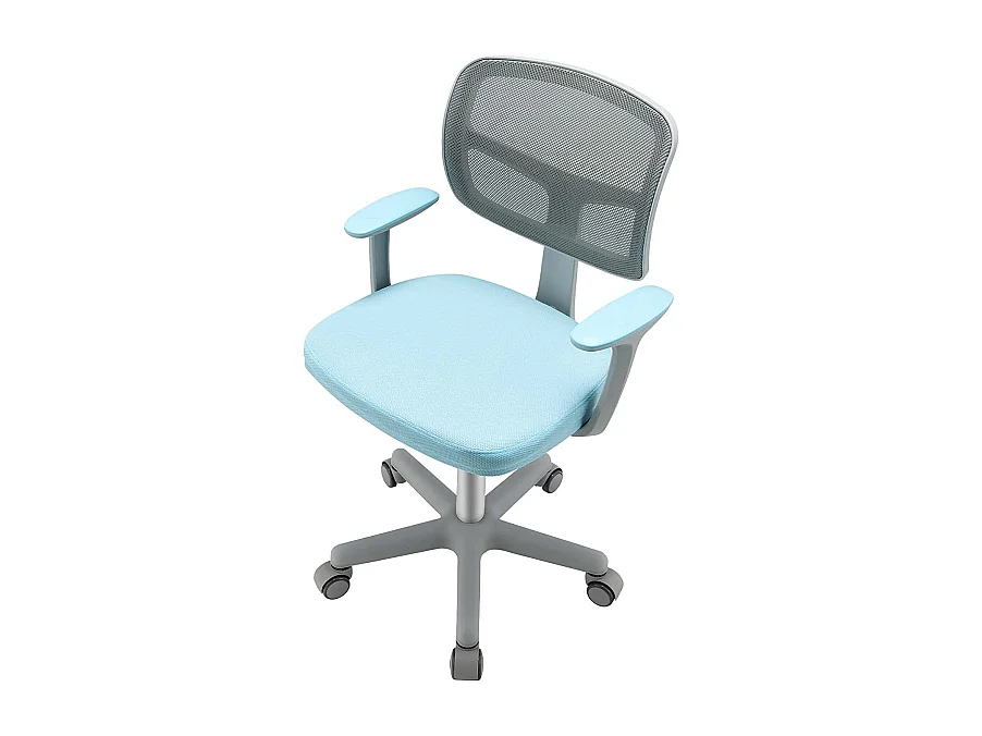 chaise de bureau à roulettes pour enfants,soutien lombaire, siège pivotant