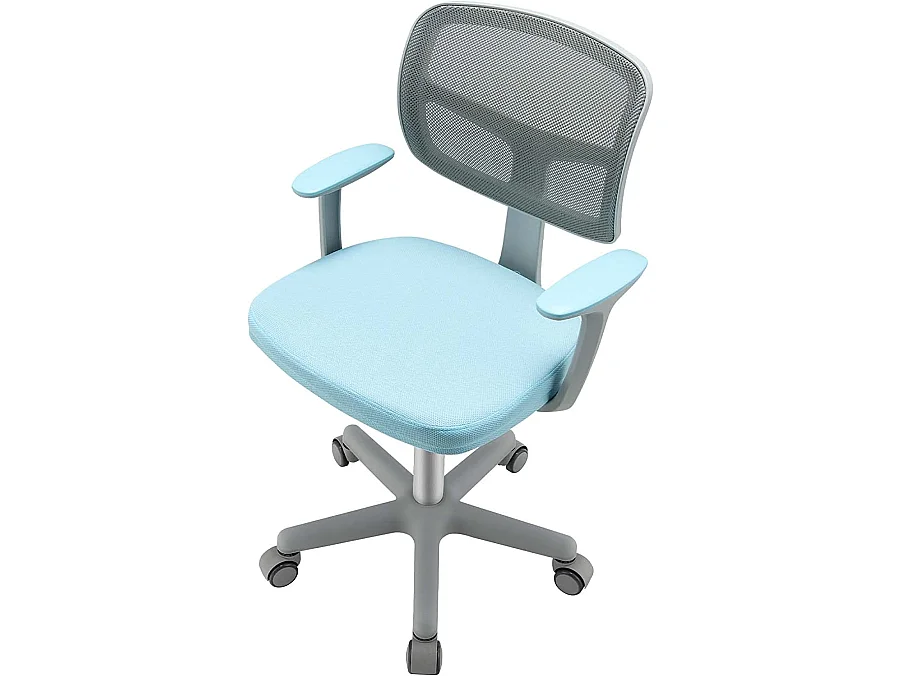 chaise de bureau à roulettes pour enfants,soutien lombaire, siège pivotant