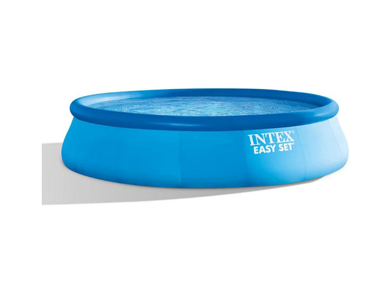 Intex kit piscine easy set autoportante ronde (ø)3,96 x (h)0,84m