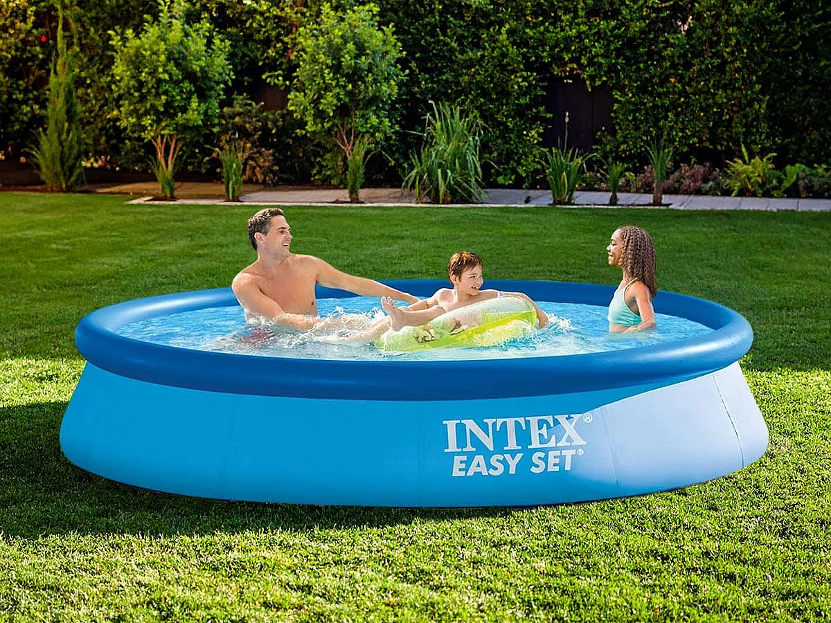 Intex 28132NP - Piscina redonda Easy Set com bomba filtro, 366x76 cm