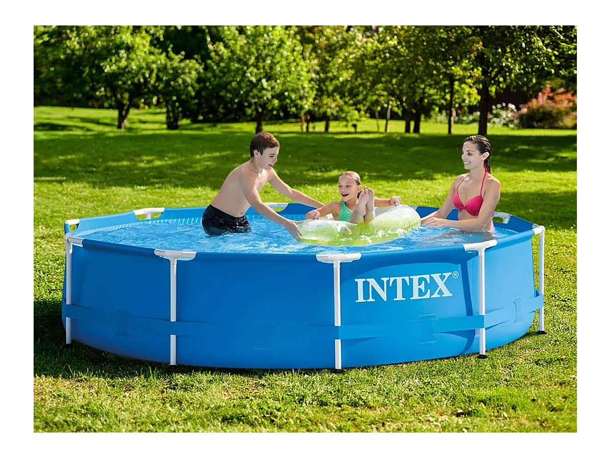 Piscine Hors-Sol Tubulaire "Métal Frame" 305x76cm Bleu