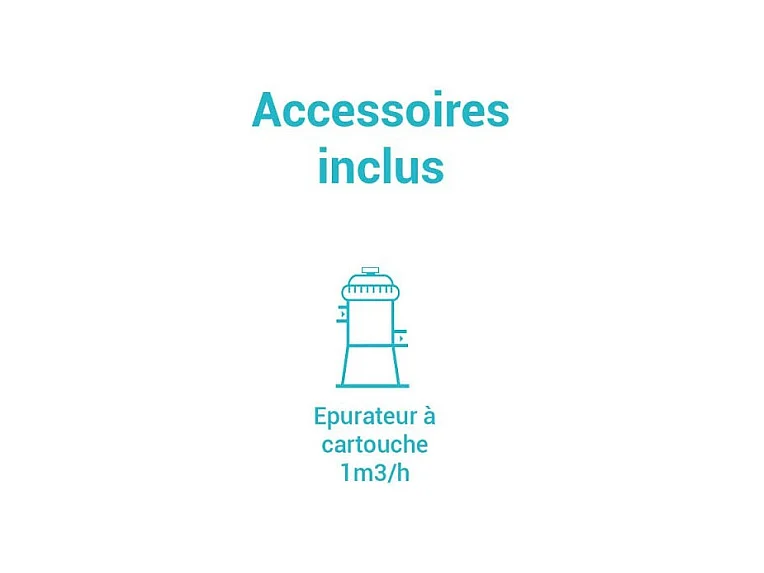 Piscine Hors-Sol Tubulaire "Métal Frame" 305x76cm Bleu