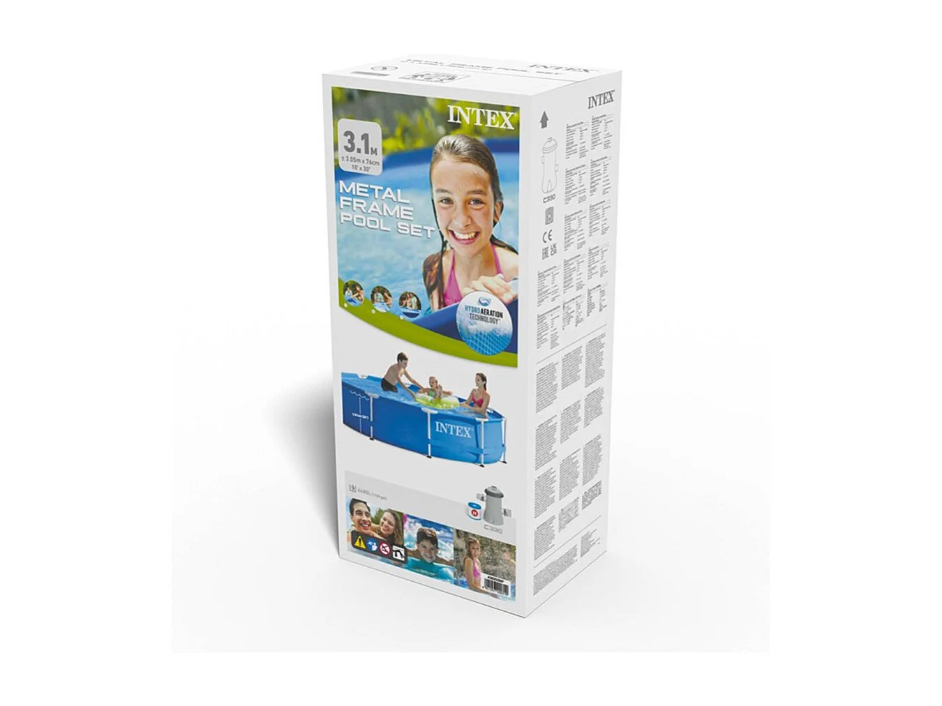 Piscina tubular Metal Frame redonda 3,05 x 0,76 m - Intex - Azul