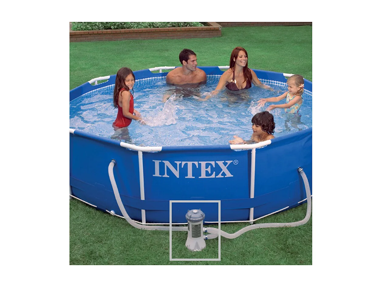 Piscine Hors-Sol Tubulaire "Métal Frame" 305x76cm Bleu