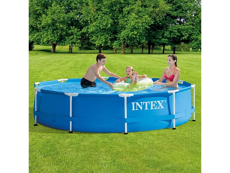 Piscine Hors-Sol Tubulaire "Métal Frame" 305x76cm Bleu