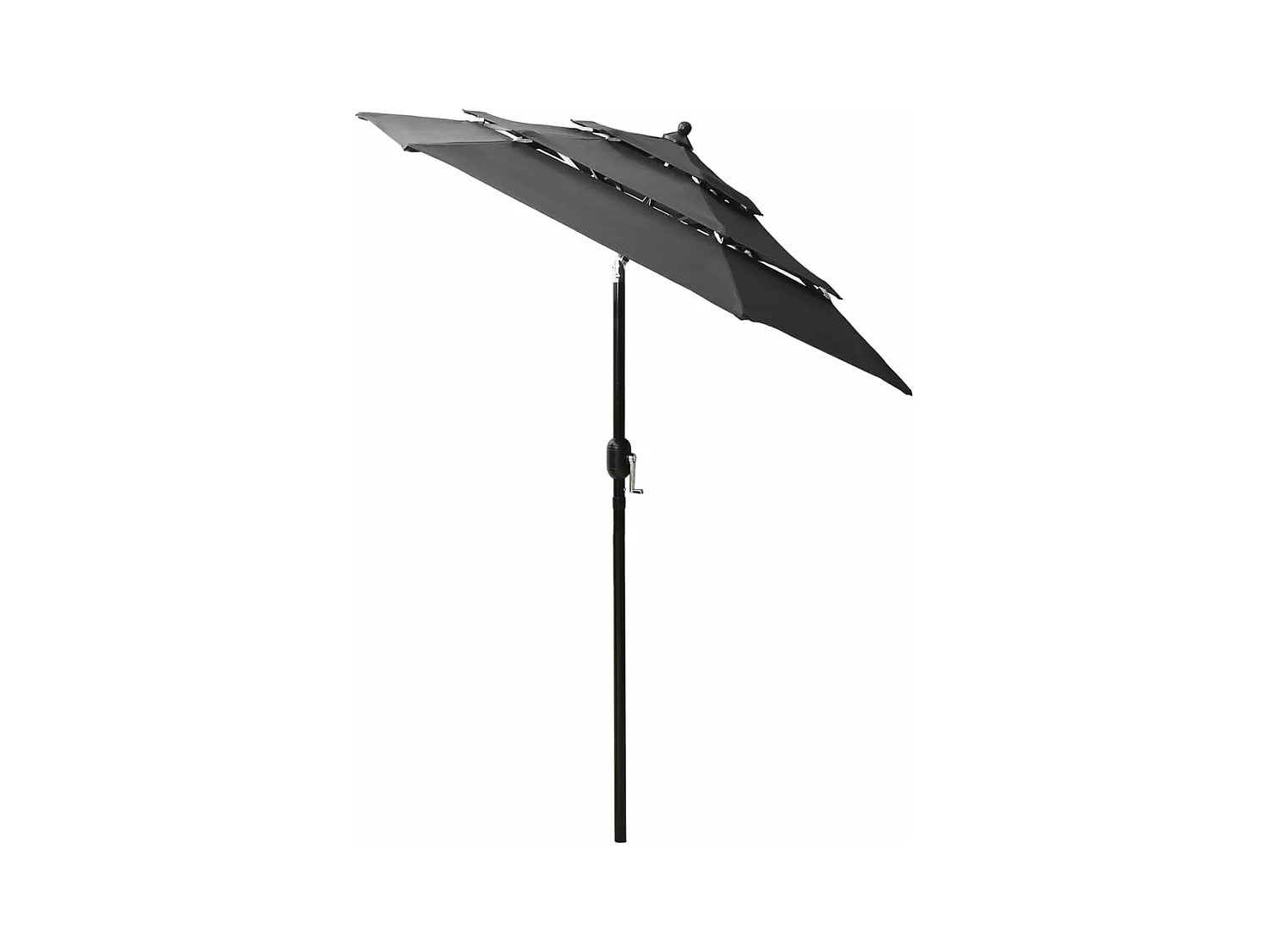 Parasol à 3 niveaux aluminium 200 x 200 x 228 cm 02_0008737