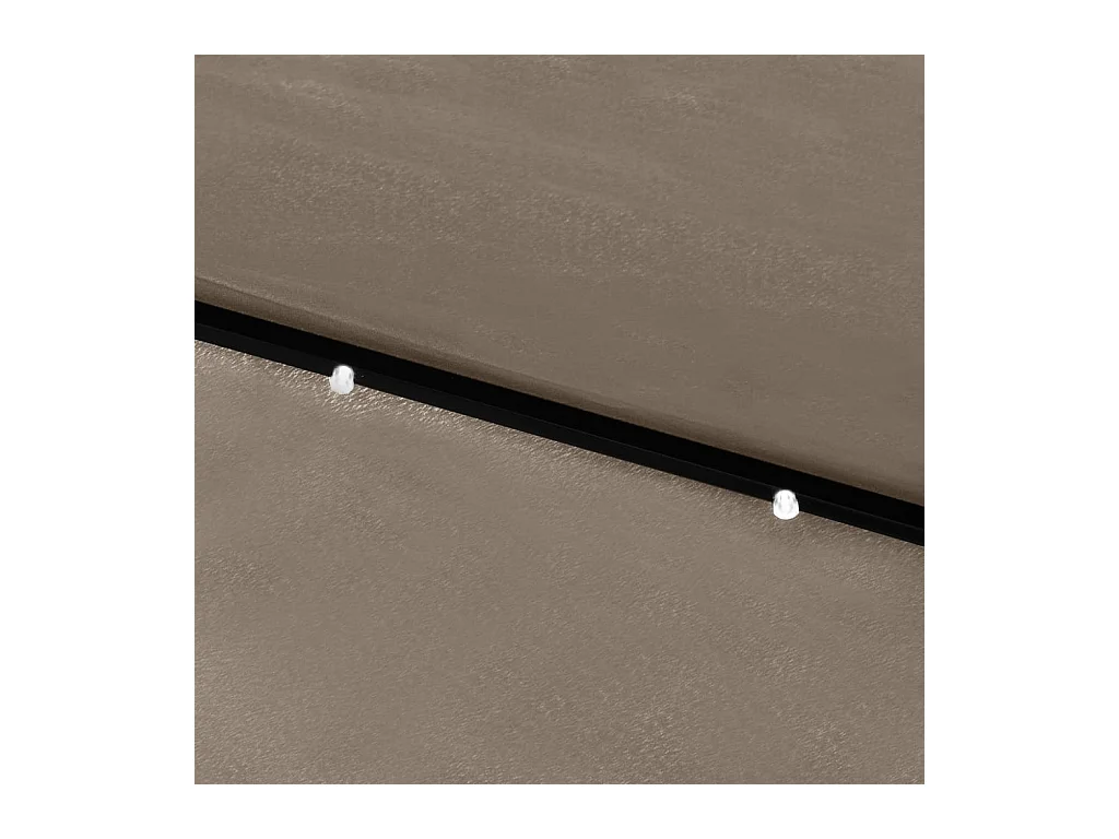 Ombrellone con LED e palo in acciaio tortora 2 x 3 m 02_0008071