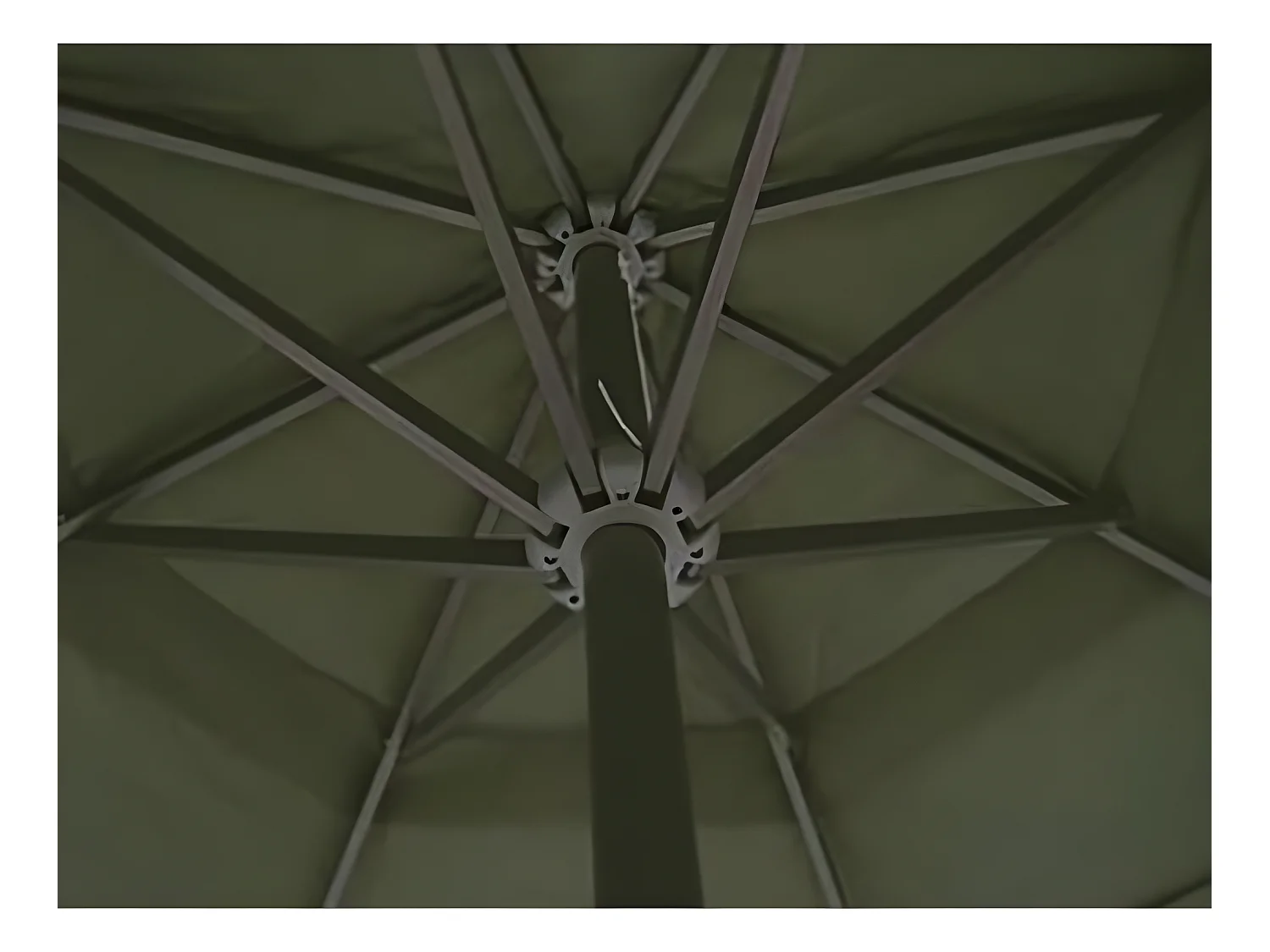 Parasol aluminium 500 cm aluminium 500 x 500 x 3.85 cm 02_0008734